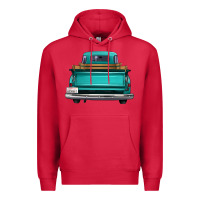 Cardinal western truck back view 2 Premium Hoodie - FaDigitalArtStudio
