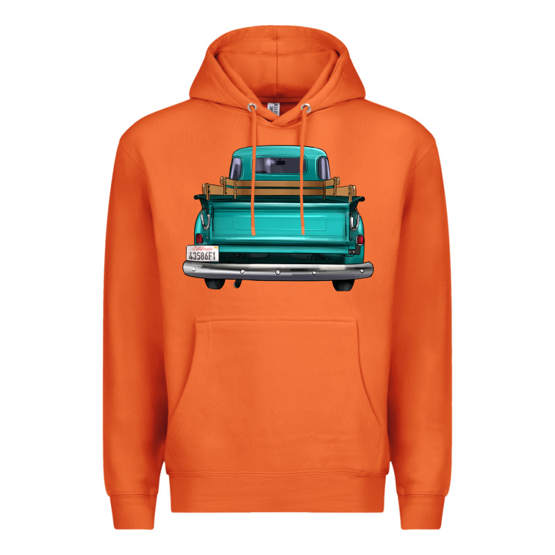 Western Truck Back View 2 Premium Hoodie by FaDigitalArtStudio | Teevron