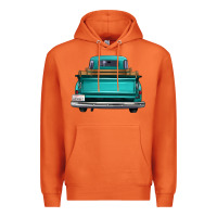 Carrot western truck back view 2 Premium Hoodie - FaDigitalArtStudio