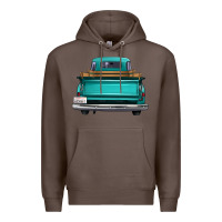 Coffee western truck back view 2 Premium Hoodie - FaDigitalArtStudio