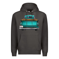 Smoke western truck back view 2 Premium Hoodie - FaDigitalArtStudio