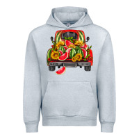 Heather Grey watermelon and truck Urban Hoodie - HRA Design Shop