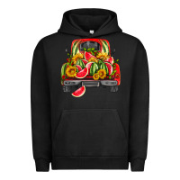 Pigment Black watermelon and truck Urban Hoodie - HRA Design Shop