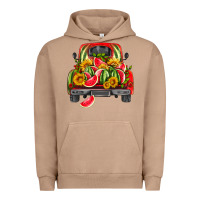 Pigment Burro watermelon and truck Urban Hoodie - HRA Design Shop