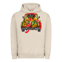 Pigment French Oak watermelon and truck Urban Hoodie - HRA Design Shop