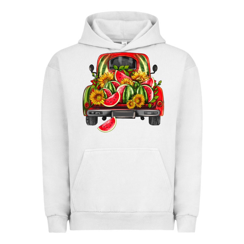 Watermelon And Truck Urban Hoodie by HRA Design Shop | Teevron