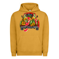 Pigment Peanut Butter watermelon and truck Urban Hoodie - HRA Design Shop