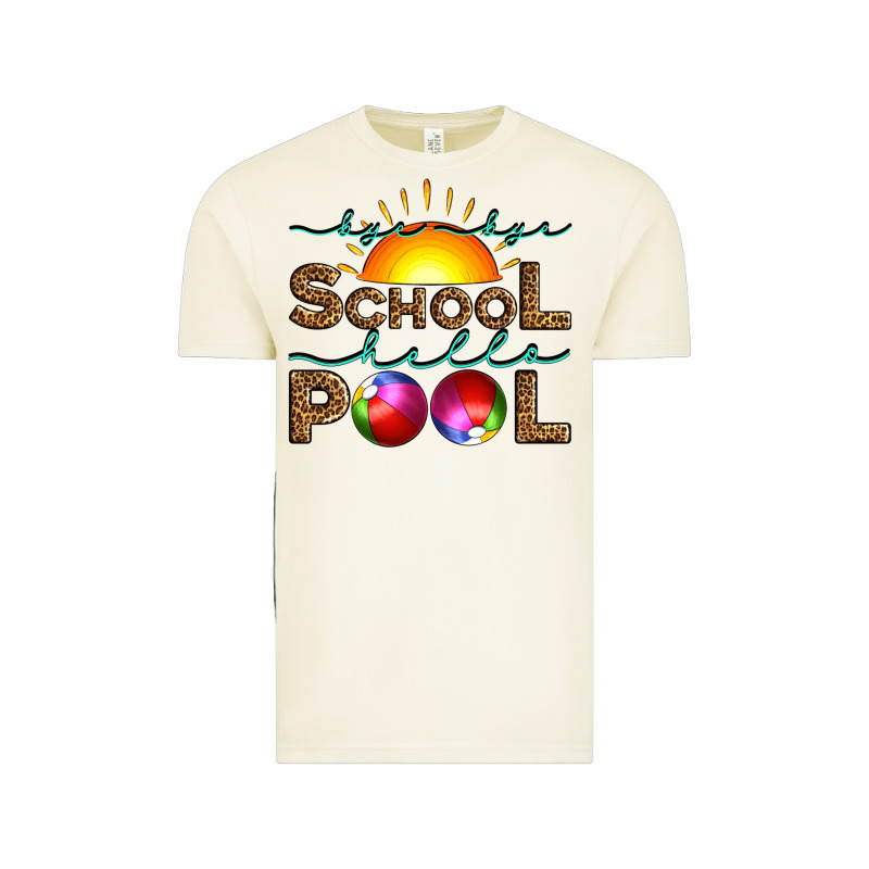 Bye Bye School Hello Pool Vintage Tee by Artiststas | Teevron