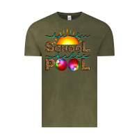 Vintage Olive bye bye school hello pool Vintage Tee - Artiststas