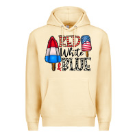 Pina Colada red white blue Premium Hoodie - CowhideDigitalArt