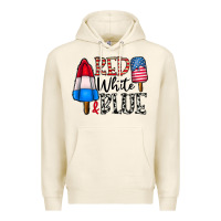 Tofu red white blue Premium Hoodie - CowhideDigitalArt