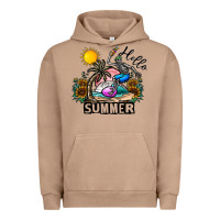 Pigment Burro hello summer Urban Hoodie - CowhideDigitalArt