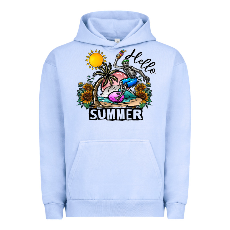 Hello Summer Urban Hoodie by CowhideDigitalArt | Teevron