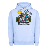 Pigment Grape Ice hello summer Urban Hoodie - CowhideDigitalArt