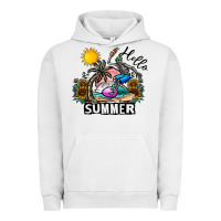 Pigment Lunar Rock hello summer Urban Hoodie - CowhideDigitalArt