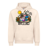 Sandshell hello summer Urban Hoodie - CowhideDigitalArt