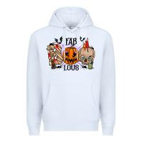White fabboolous Premium Hoodie - RacoonDesign