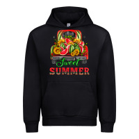 Black sweet summer watermelon and truck Urban Hoodie - HRA Design Shop