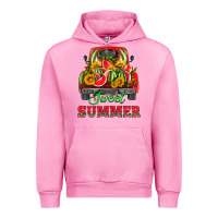 Fuchsia Pink sweet summer watermelon and truck Urban Hoodie - HRA Design Shop