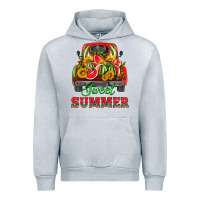 Heather Grey sweet summer watermelon and truck Urban Hoodie - HRA Design Shop