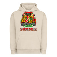 Pigment French Oak sweet summer watermelon and truck Urban Hoodie - HRA Design Shop
