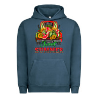 Pigment Midnight Navy sweet summer watermelon and truck Urban Hoodie - HRA Design Shop