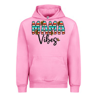 Fuchsia Pink mama vibes Urban Hoodie - CowhideDigitalArt