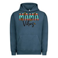 Pigment Midnight Navy mama vibes Urban Hoodie - CowhideDigitalArt