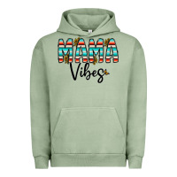 Pigment Oil Green mama vibes Urban Hoodie - CowhideDigitalArt