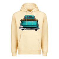 Pina Colada western truck back view Premium Hoodie - FaDigitalArtStudio