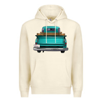 Sandshell western truck back view Premium Hoodie - FaDigitalArtStudio