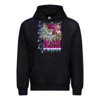 Black freezing season skeleton Urban Hoodie - FaDigitalArtStudio