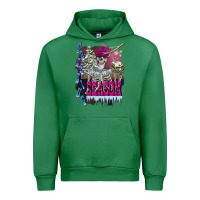 Emerald freezing season skeleton Urban Hoodie - FaDigitalArtStudio