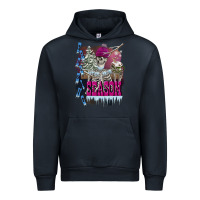 Navy freezing season skeleton Urban Hoodie - FaDigitalArtStudio