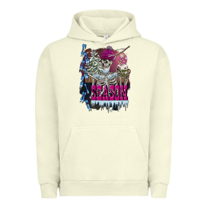 Freezing Season Skeleton Urban Hoodie by FaDigitalArtStudio | Teevron