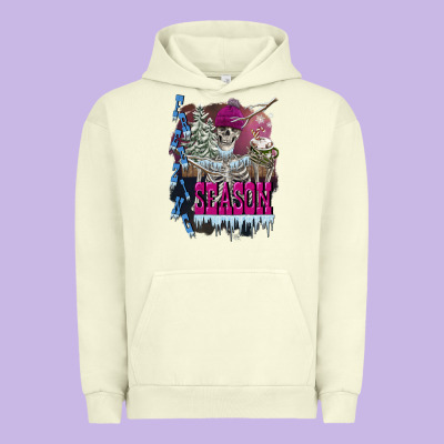 Freezing Season Skeleton Urban Hoodie Designed By Fadigitalartstudio