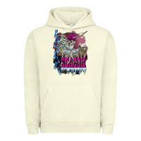 Pigment Pistachio freezing season skeleton Urban Hoodie - FaDigitalArtStudio