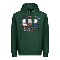 Sports Green red white boozy Premium Hoodie - CowhideDigitalArt