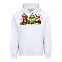 White coffee cups with santa claus Urban Hoodie - FaDigitalArtStudio