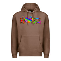Chestnut lgbtq heart and hope Premium Hoodie - HRA Design Shop