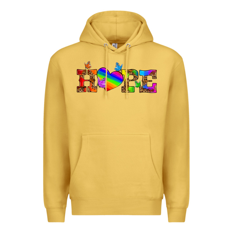 Lgbtq Heart And Hope Premium Hoodie by HRA Design Shop | Teevron
