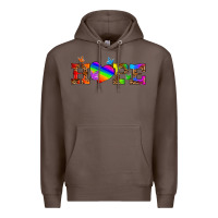 Coffee lgbtq heart and hope Premium Hoodie - HRA Design Shop