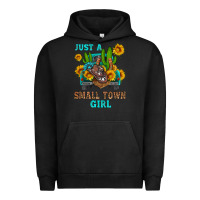 Pigment Black just a small town girl Urban Hoodie - HRA Design Shop