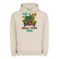 Pigment French Oak just a small town girl Urban Hoodie - HRA Design Shop