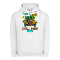 Pigment Lunar Rock just a small town girl Urban Hoodie - HRA Design Shop