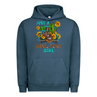 Pigment Midnight Navy just a small town girl Urban Hoodie - HRA Design Shop