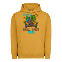 Pigment Peanut Butter just a small town girl Urban Hoodie - HRA Design Shop