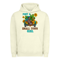 Pigment Pistachio just a small town girl Urban Hoodie - HRA Design Shop