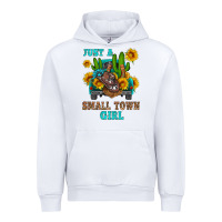 White just a small town girl Urban Hoodie - HRA Design Shop