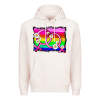 Pale Pink lgbtq gender lesbian symbol Premium Hoodie - HRA Design Shop